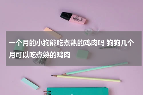 一个月的小狗能吃煮熟的鸡肉吗 狗狗几个月可以吃煮熟的鸡肉