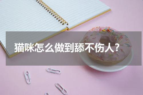猫咪怎么做到舔不伤人?
