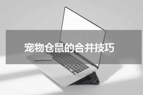 宠物仓鼠的合并技巧