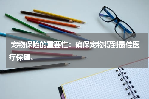 宠物保险的重要性:确保宠物得到最佳医疗保健。