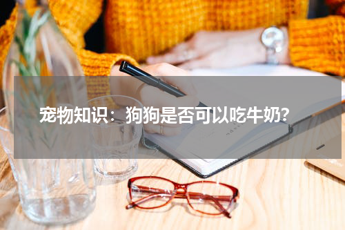 宠物知识:狗狗是否可以吃牛奶?