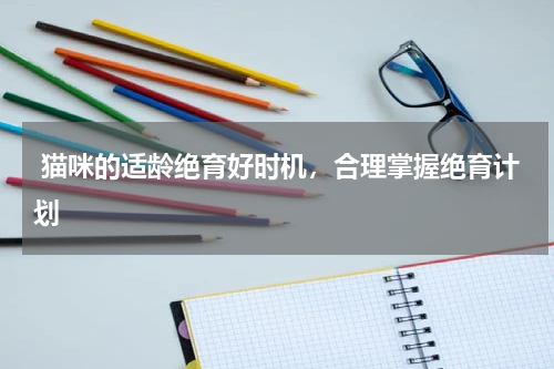  猫咪的适龄绝育好时机，合理掌握绝育计划