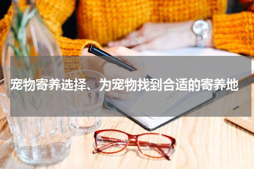 宠物寄养选择、为宠物找到合适的寄养地