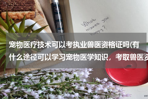 宠物医疗技术可以考执业兽医资格证吗(有什么途径可以学习宠物医学知识，考取兽医资格证，)