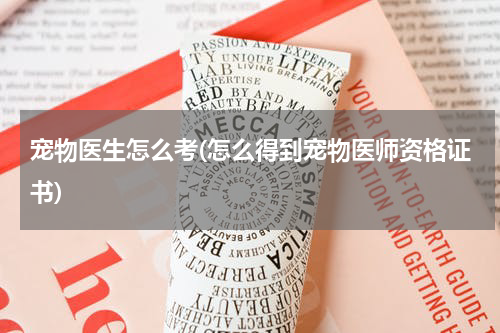 宠物医生怎么考(怎么得到宠物医师资格证书)