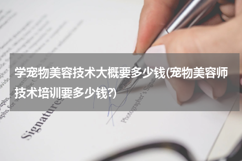 学宠物美容技术大概要多少钱(宠物美容师技术培训要多少钱?)