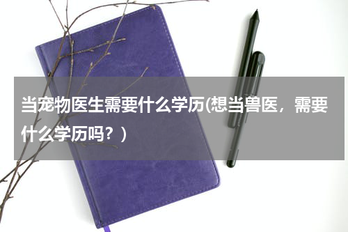 当宠物医生需要什么学历(想当兽医,需要什么学历吗?)